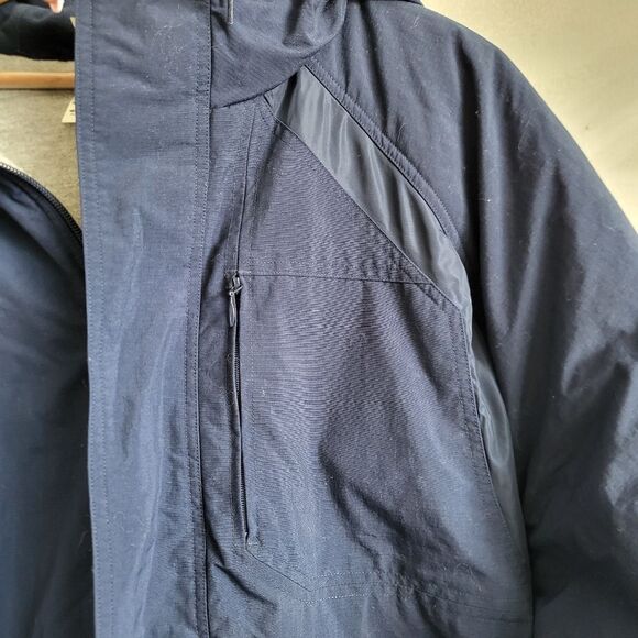 Vintage Adidas Padded Reversible Hood Jacket Size XL Blue Gray - Picture 6 of 14